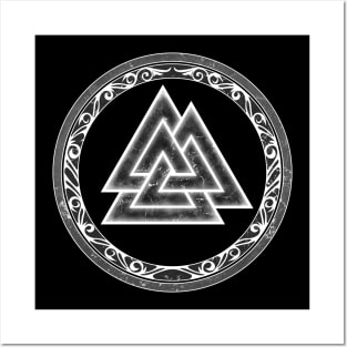 Valknut Viking Warrior Symbol Posters and Art